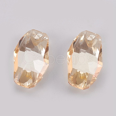 K9 Glass Rhinestone Pendants GLAA-K034-C05-A-1