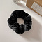 Plush Elastic Hair Accessories, for Girls or Women, Scrunchie/Scrunchy Hair Ties, Black, 120mm