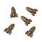 Zinc Alloy Cabochons, for DIY Crystal Epoxy Resin Material Filling, Rocket, Antique Bronze, 10x6x2mm, about 100pcs/bag