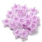 Acrylic Beads, Bead in Bead, Star, Plum, 21.5x22x6mm, Hole: 3mm