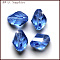 K9 Glass, Imitation Austrian Crystal Beads, Grade AAA, Faceted, Bicone, Light Sky Blue, 6x8mm, Hole: 0.7~0.9mm