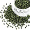 12/0 Glass Seed Beads, Opaque Colours Seep, Light Green, 2mm, hole: 0.8mm