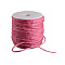 Colored Jute Cord, Jute String, Jute Twine, 3-Ply, for Jewelry Making, Indian Red, 2mm, about 109.36 yards(100m)/roll