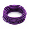 Spring Bracelets, Minimalist Bracelets, Steel French Wire Gimp Wire, for Stackable Wearing, Dark Violet, 12 Gauge, 1.6~1.9mm, Inner Diameter: 58.5mm