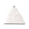 Tarnish Resistant 304 Stainless Steel Pendants STAS-F271-08D-P-2