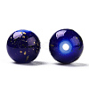 Mixed Style & Mixed Color Round Spray Painted Glass Beads DGLA-X0003-8mm-4