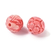 Synthetic Shell Dyed Carved Beads SHEL-H005-26-2
