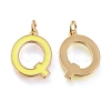 Brass Enamel Pendants KK-R139-02Q-2