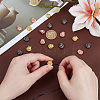 18Pcs 3 Colors Lion Head Alloy Beads FIND-OC0013-63-3
