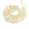 Natural Lemon Quartz(Heated) Beads Strands G-N347-18A-04-3