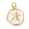 Ocean Theme Brass Enamel Pendants LS-KK-H270-06G-06-1