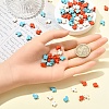 90Pcs 3 Colors Synthetic Turquoise Beads TURQ-YW0001-07-5