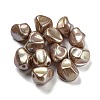 Spray Painted ABS Plastic Beads KY-C017-08B-1
