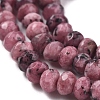 Dyed Natural Malaysia Jade Rondelle Beads Strands X-G-E316-2x4mm-38-3