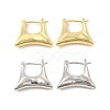 Brass Bag Shape Hoop Earrings for Women EJEW-E275-07-1