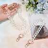 2Pcs Resin Curb Chain Bag Extension Chains FIND-BBC0002-50B-3