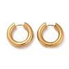 202 Stainless Steel Polishing Hoop Earrings EJEW-M106-02G-04-4