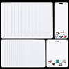 24Pcs 2 Styles PVC Plastic Badge Display Cards DIY-FG0006-35-1