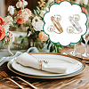40Pcs 2 Colors Iron Napkin Rings AJEW-NB0008-09-5