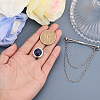 1Pc Brass Hanging Chains Collar Pins Tie Clips DIY-CA0005-89P-3