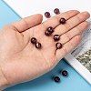 Round Handmade Lampwork Silver Foil Glass Beads X-SLR10MM18Y-5
