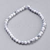 Natural Howlite Beads Strands X-TURQ-G091-4mm-2