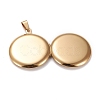 304 Stainless Steel Locket Pendants STAS-K197-24G-3