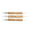3Pcs 3 Styles Iron Crochet Hooks AJEW-C041-04-1