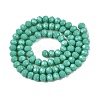 Opaque Solid Color Imitation Jade Glass Beads Strands EGLA-A044-P6mm-D31-3