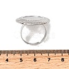 304 Stainless Steel Cuff Ring Components STAS-P403-04P-3
