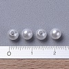 White Chunky Imitation Loose Acrylic Round Spacer Pearl Beads for Kids Jewelry X-PACR-5D-1-4