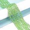 Electroplate Glass Beads Strands X1-EGLA-A034-T6mm-L17-4
