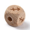 Natural Wood Constellation Beads WOOD-M002-09-2