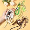 Bread Acrylic & Braided Polyester Rope Pendant Decorations HJEW-YWC0001-04A-1-4