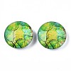 Glass Paper Snap Buttons BUTT-N019-007-C02-1