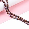 Assembled Synthetic Bronzite and Imperial Jasper Beads Strands G-I318-03A-2