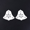 Christmas Theme Spray Painted Wood Big Pendants WOOD-N005-81A-1