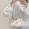 Heart Alloy Enamel & Resin Pearl Charm Zinc Alloy Cable Chain Purse Chains FIND-AB00070-5