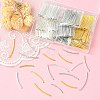300Pcs 9 Styles Brass Tube Beads KK-YW0002-10-5