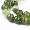 Natural Striped Agate/Banded Agate Beads Strands G-I261-C04-8mm-3