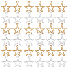 100Pcs 2 Colors Tibetan Style Alloy Pendants FIND-SC0022-66-1