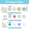 5Pcs 5 Colors Handmade Polymer Clay Beads CLAY-PA0001-48-2