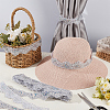 10 Yards Sparkle Polyamide Wavy Flower Lace Trim OCOR-WH20022-023B-4