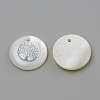 Freshwater Shell Pendants X-SHEL-Q010-011P-2