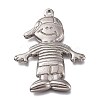 Tarnish Resistant 304 Stainless Steel Pendants STAS-Z007-12-1