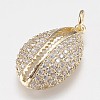 Brass Micro Pave Cubic Zirconia Pendants LS-KK-I614-067G2-1