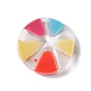 Transparent Resin Pendants RESI-E029-03A-2