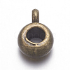 Tibetan Style Tube Bails X-WAB017H-AB-RS-1