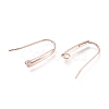 304 Stainless Steel Earring Hooks X-STAS-K211-02RG-2
