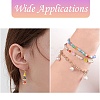 6Pcs 6 Colors Rack Plating Brass Beads KK-CJ0002-60-7
